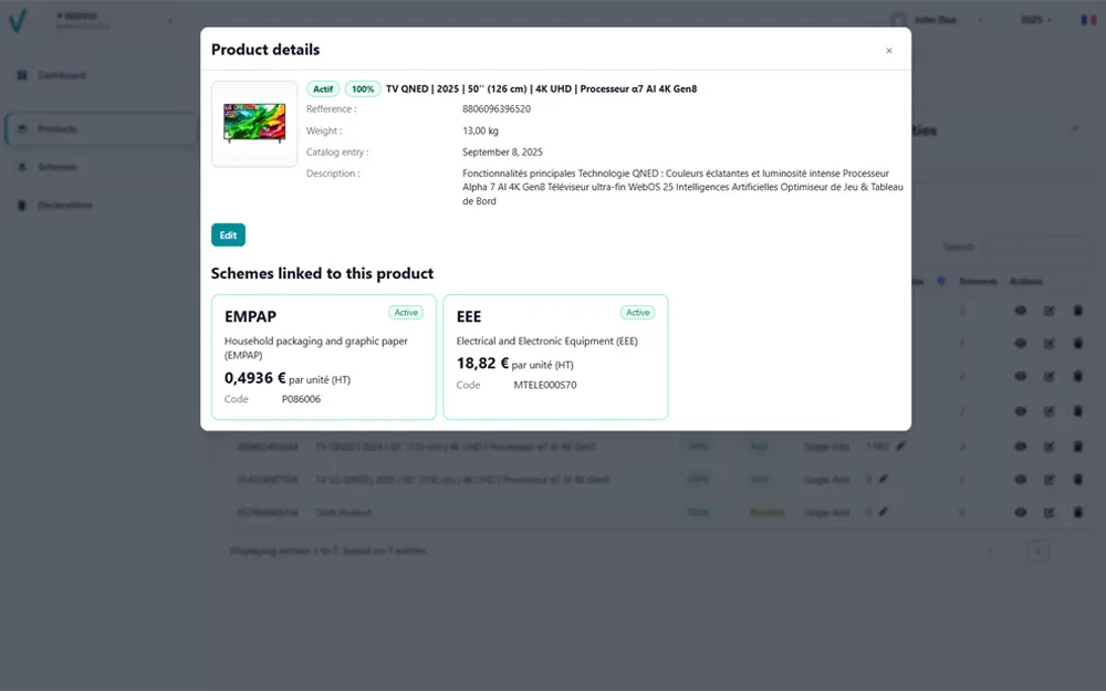 Ekovio - Products Details EPR 1610